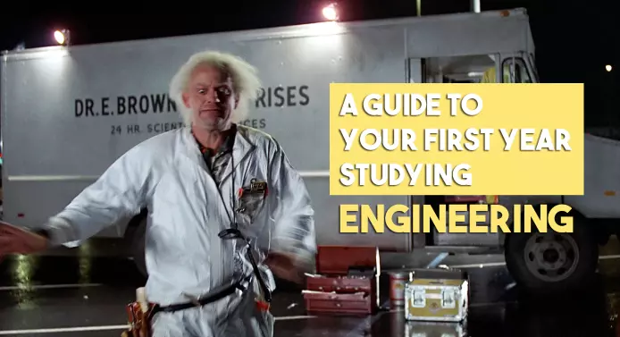 Student looking ahead to first-year Engineering