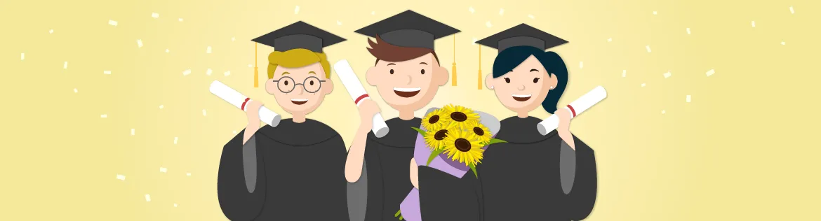 Tutors with graduation caps