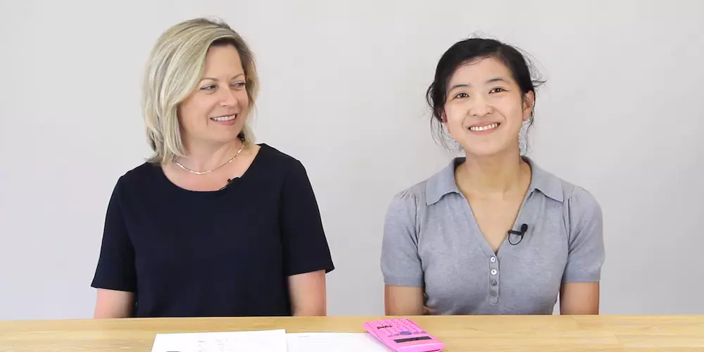 A tutor interacting with a parent