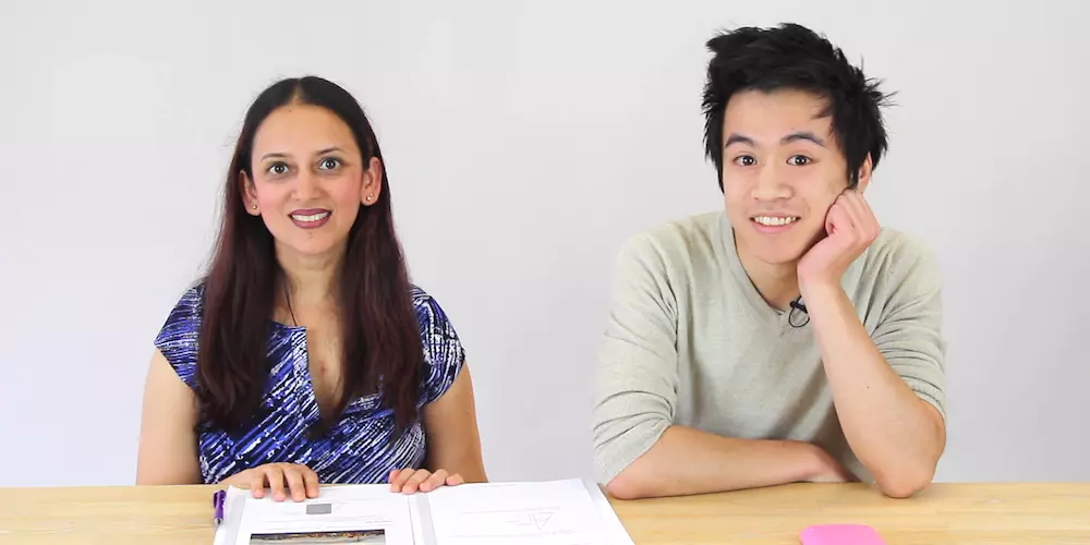 A tutor interacting with a parent